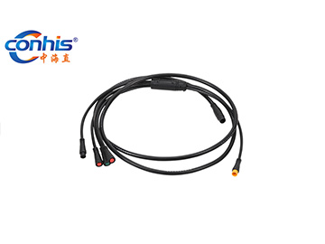 Integrated wiring harness for ebike